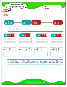 öbüşzç Grubu Çalışma Sayfaları